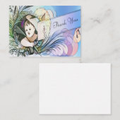 De engelenboodschap bedankt notitiekaartje (Voorkant / Achterkant)