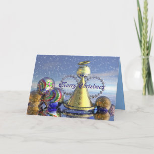 De engelenkaart van Kerstmis Feestdagen Kaart