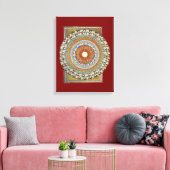 De Engelenkoren (Hildegard von Bingen) Canvas Afdruk (Insitu (Woonkamer))