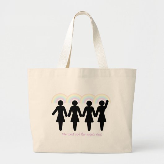 De engelenring grote tote bag (Voorkant)