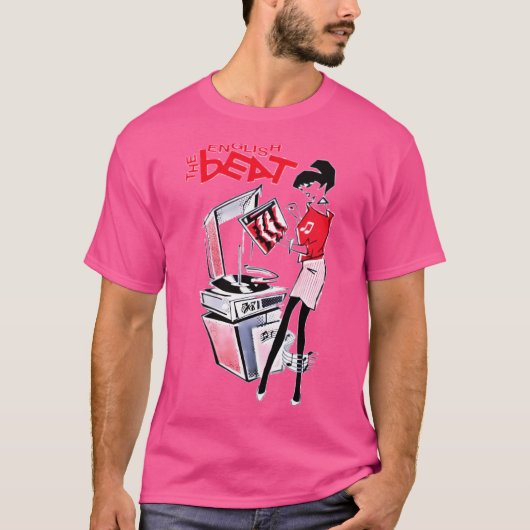 De Engelse beat - Retro T-shirt (Voorkant)