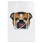 De Engelse Buldog van de illustratie Medium Cadeauzakje (Voorkant)
