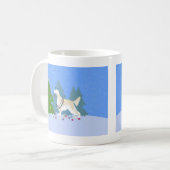 De Engelse decoratieboom in het bos Koffiemok (Voorkant links)