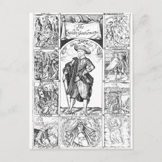 De Engelse Gentleman Briefkaart (Voorkant)