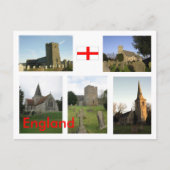 De Engelse Gepersonaliseerd Gepersonaliseerde Briefkaart (Voorkant)