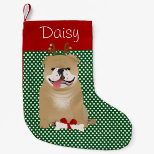 De Engelse Gepersonaliseerde Kleur van Fawn van de Kleine Kerstsok