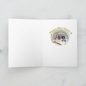 De Engelse Groeten van de Seizoenen van het Feestdagen Kaart (Binnen)