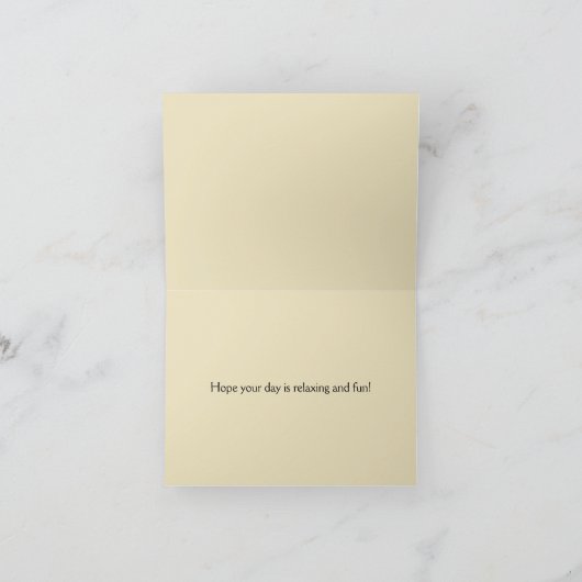 De Engelse Kaart van Vaderdag van het Spaniel van (Binnen)