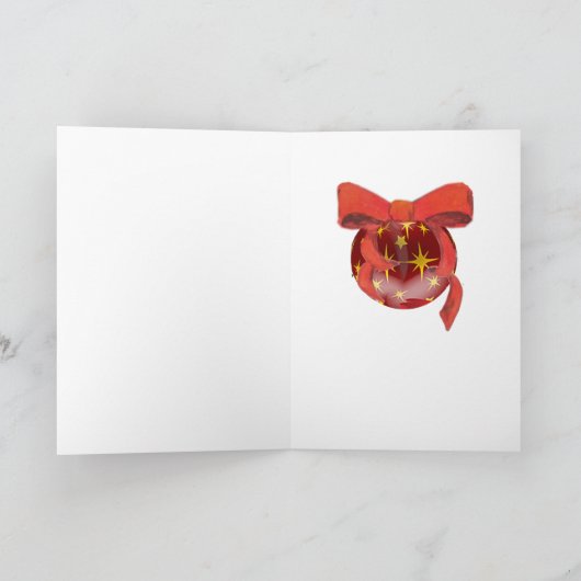 De Engelse Kerstman van de Buldog handtastelijk Feestdagen Kaart (Binnen)