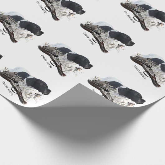 De Engelse Pointer Cadeaupapier (Hoek)