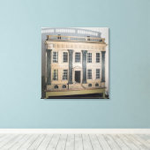 De Engelse pop van het Grote Huis Canvas Afdruk (Insitu (Houten vloer))