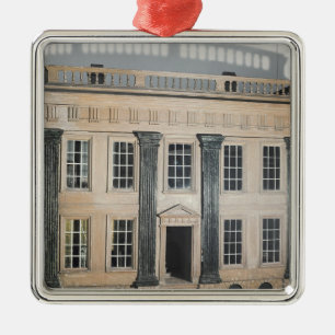 De Engelse pop van het Grote Huis Metalen Ornament