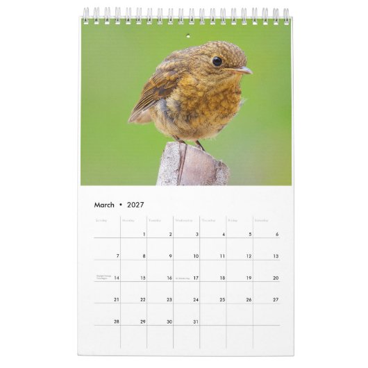 De Engelse Robin Kalender (Mar 2027)