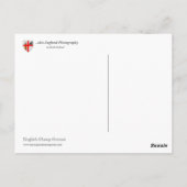 De Engelse Scènes van Schapen Briefkaart (Achterkant)