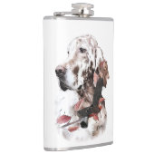 De Engelse Setter,  Passie Jagen Heupfles (Rechts)