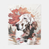 De Engelse Setter, Passion Hunting Fleece Deken (Voorkant)