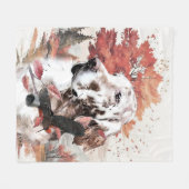 De Engelse Setter, Passion Hunting Fleece Deken (Voorkant (Horizontaal))