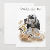 De Engelse Setter, Passion Hunting Kaart (Voorkant / Achterkant)