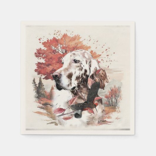 De Engelse Setter, Passion Hunting Servet (Voorkant)