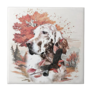 De Engelse Setter, Passion Hunting Tegeltje