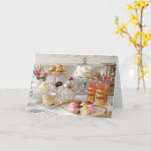 De Engelse Thee van de Middag, Sconen, de Luimen Kaart (Gele Bloem)