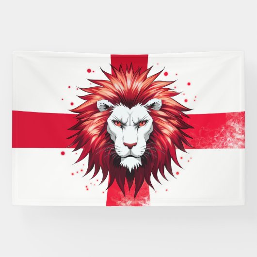 De Engelsleeuw Spandoek (Horizontaal)