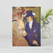 De Engelsman door Toulouse Lautrec, Vintage Kunst (Staand voorkant)