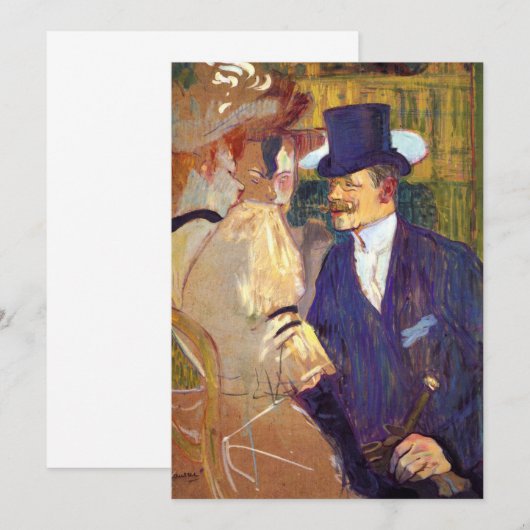 De Engelsman van Toulouse Lautrec,  kunst (Voorkant / Achterkant)