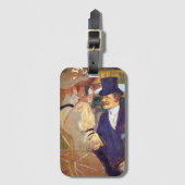 De Engelsman van Toulouse Lautrec,  kunst Bagagelabel (Voorkant (verticaal))