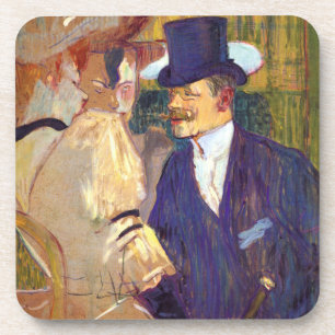 De Engelsman van Toulouse Lautrec, kunst Bier Onderzetter