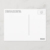 De Engelsman van Toulouse Lautrec,  kunst Briefkaart (Achterkant)