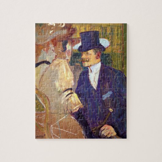 De Engelsman van Toulouse Lautrec, kunst Legpuzzel (Verticaal)