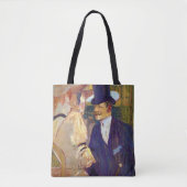 De Engelsman van Toulouse Lautrec,  kunst Tote Bag (Voorkant)