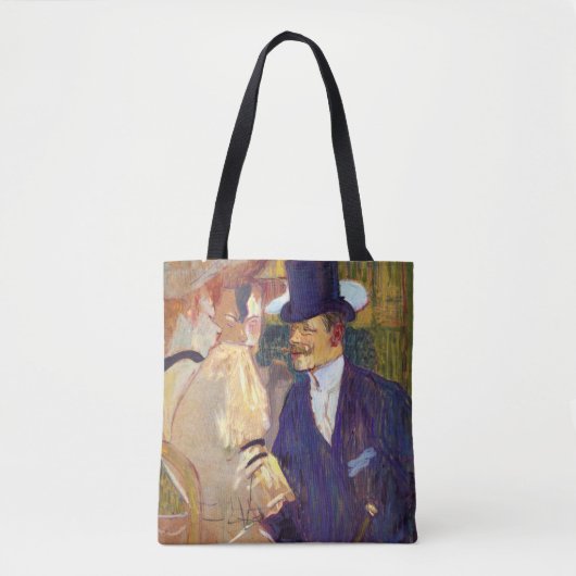 De Engelsman van Toulouse Lautrec,  kunst Tote Bag (Voorkant)