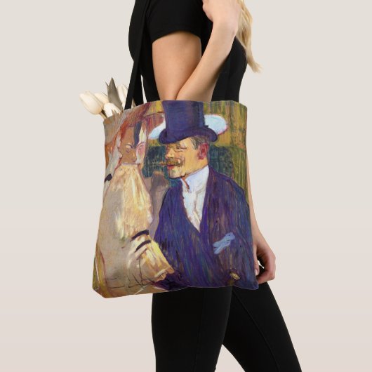 De Engelsman van Toulouse Lautrec,  kunst Tote Bag (Dichtbij)