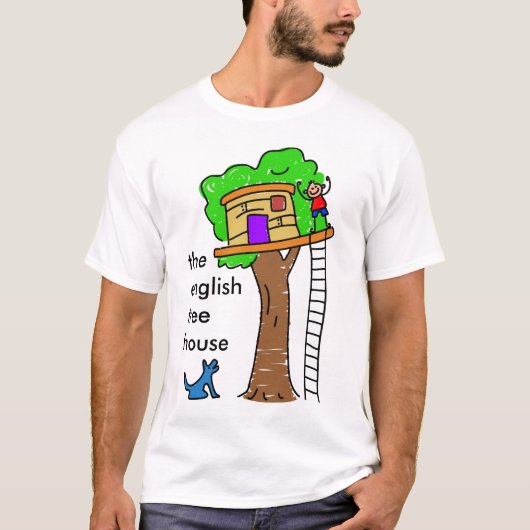 De Engelstalige Mannen T-shirt (Voorkant)