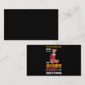 de enige animatie Ramen en Anime merch schetsen Visitekaartje (Voorkant / Achterkant)
