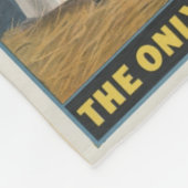 De enige Baby Giraffe in het Amerikaanse Circus Po Fleece Deken (Hoek)