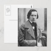 De enige bekende foto van Frederic Chopin Briefkaart (Voorkant / Achterkant)