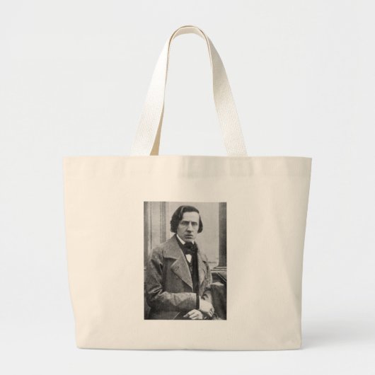 De enige bekende foto van Frederic Chopin Grote Tote Bag (Voorkant)