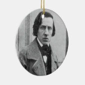 De enige bekende foto van Frederic Chopin Keramisch Ornament (Rechts)