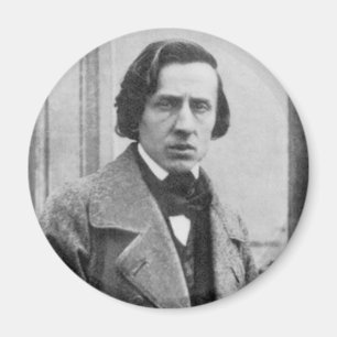 De enige bekende foto van Frederic Chopin Magneet