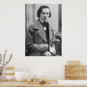 De enige bekende foto van Frederic Chopin Poster (Keuken)