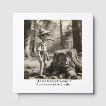 De enige bekende foto van Pinocchio en zijn moeder