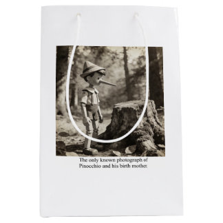 De enige bekende foto van Pinocchio en zijn moeder Medium Cadeauzakje