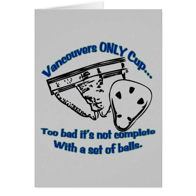 De enige beker van Vancouver (Voorkant)