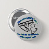 De enige Button van het WK Vancouver (Voorkant /achterkant)