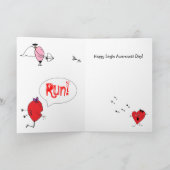 De enige Dag van de Voorlichting Feestdagen Kaart (Binnen)