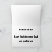 De enige Dag van de Voorlichting kaart-Besluipt u Feestdagen Kaart (Binnen)