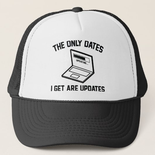 De enige data die ik krijg zijn updates trucker pet (Voorkant)